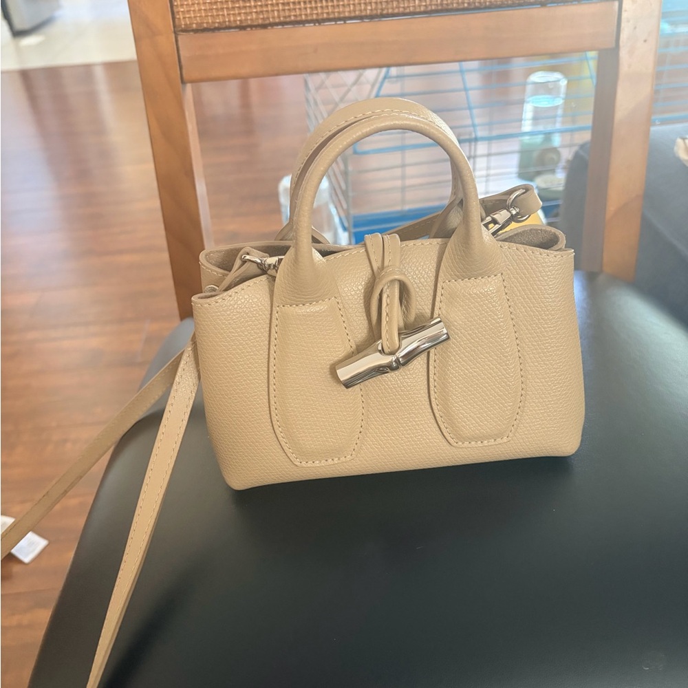 Longchamp roseau Mini Bag (sand color
